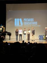 María Mezcua con su premio